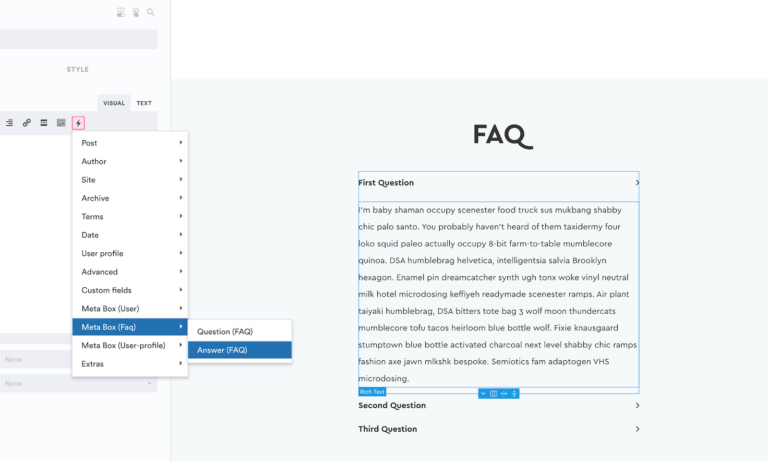 Adding FAQ page Schema with SlimSeo Schema & Meta Box